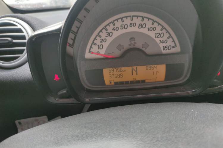 Used smart fortwo 2012 1.0 MHD Hardtop Comfort Edition Odometer Close Up