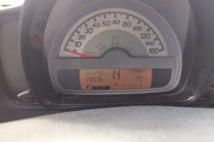 Used smart fortwo 2012 1.0 MHD Hardtop Comfort Edition Odometer Close Up