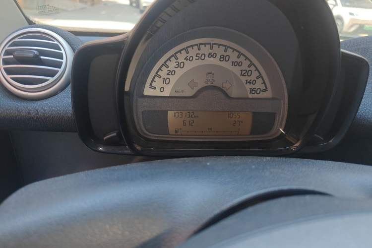 Used smart fortwo 2012 1.0 MHD Hardtop Standard Edition Odometer Close Up