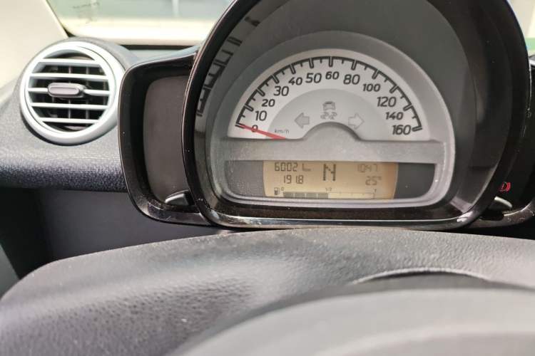 Used smart fortwo 2012 1.0 MHD Hardtop Standard Edition Odometer Close Up