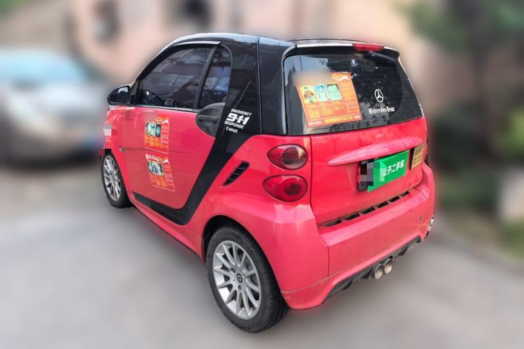 Used smart fortwo 2012 1.0 MHD Hardtop Comfort Edition Rear Left 45 Deg