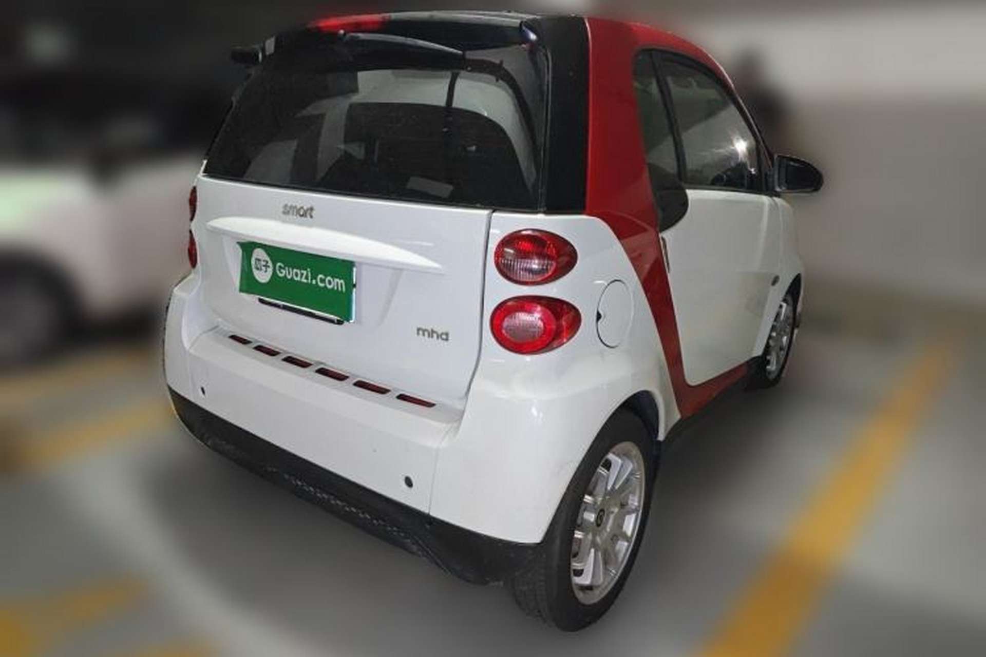 Used smart fortwo 2012 1.0 MHD Hardtop Standard Edition Rear Right 45 Deg