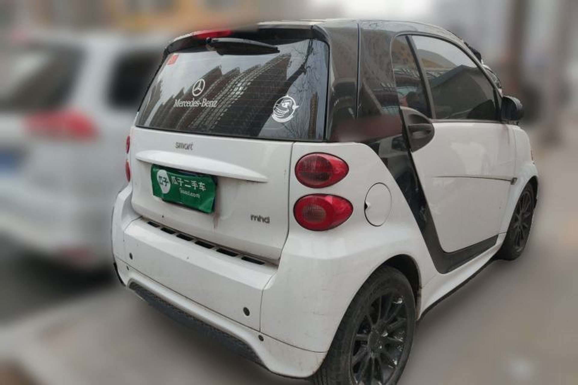 Used smart fortwo 2012 1.0 MHD Hardtop Comfort Edition Rear Right 45 Deg