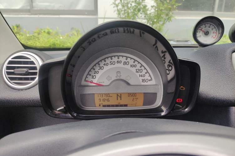 Used smart fortwo 2012 1.0T Flowing Gray Special Edition Instrument Cluster