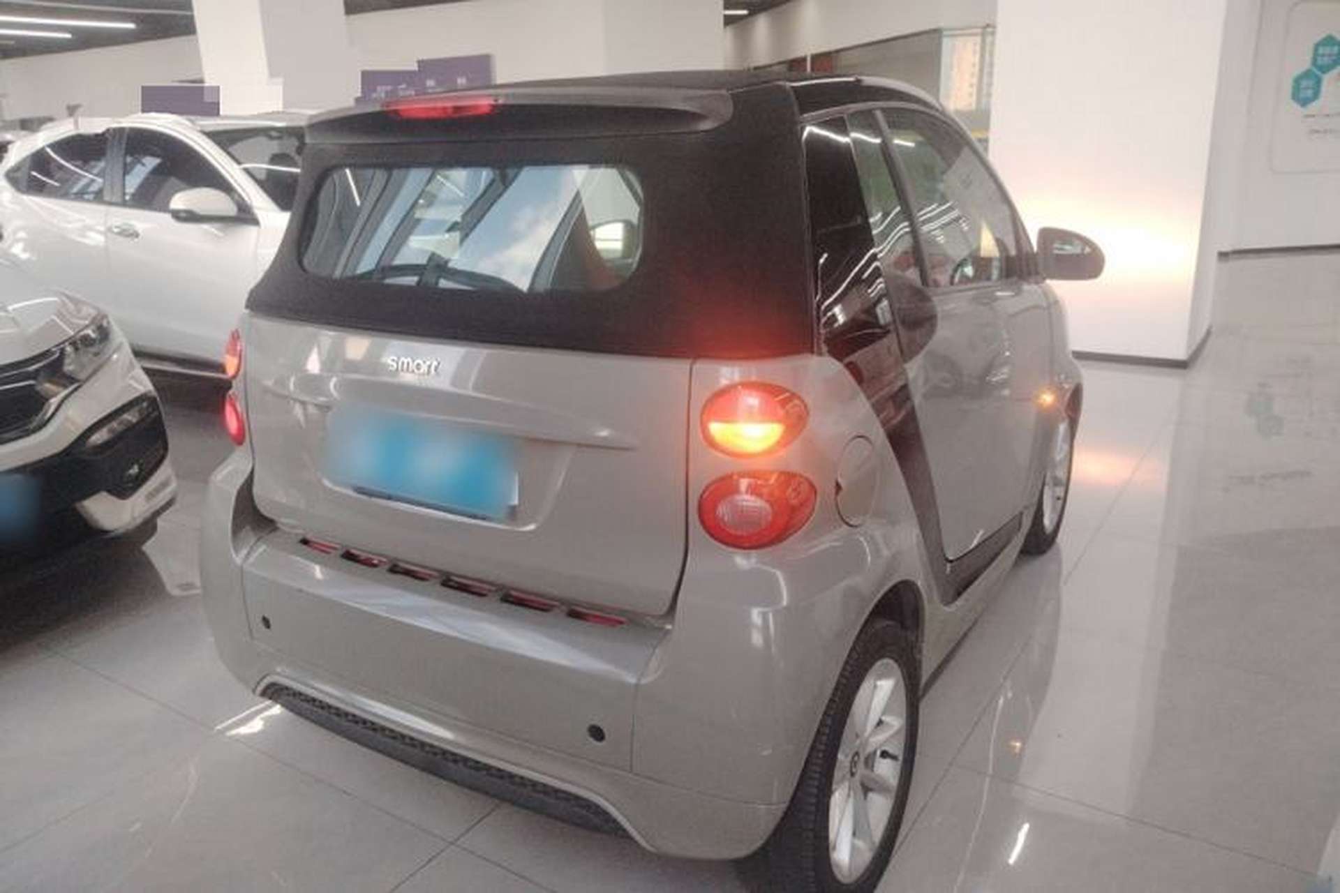 Used smart fortwo 2012 1.0 MHD Convertible Passion Edition Rear Right 45 Deg