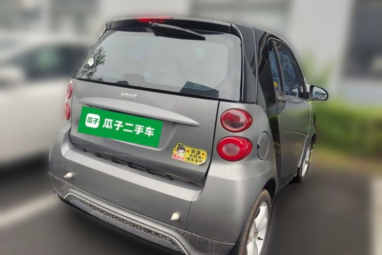 Used smart fortwo 2012 1.0T Flowing Gray Special Edition Rear Right 45 Deg