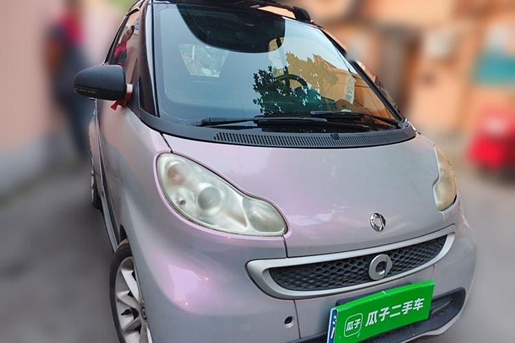 Used smart fortwo 2012 1.0 MHD Hardtop Standard Edition Front Right 45 Deg