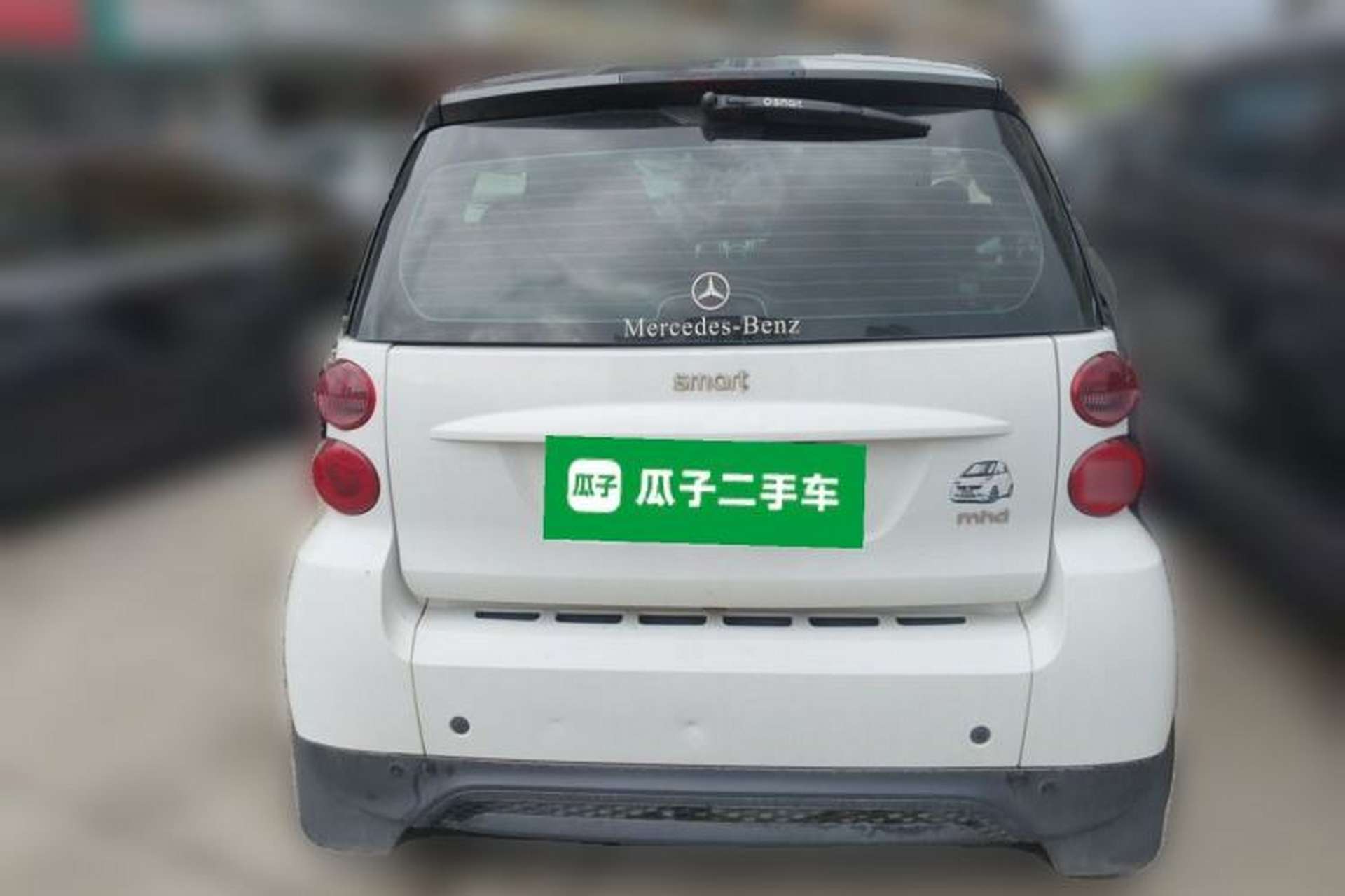 Used smart fortwo 2012 1.0 MHD Hardtop Standard Edition Rear