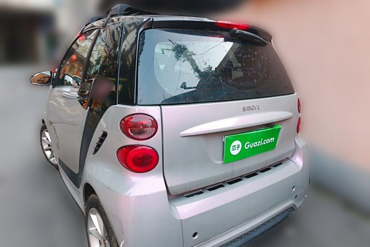 Used smart fortwo 2012 1.0 MHD Hardtop Standard Edition Rear Left 45 Deg