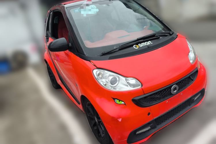 Used smart fortwo 2012 1.0 MHD Convertible Passion Edition Front Right 45 Deg