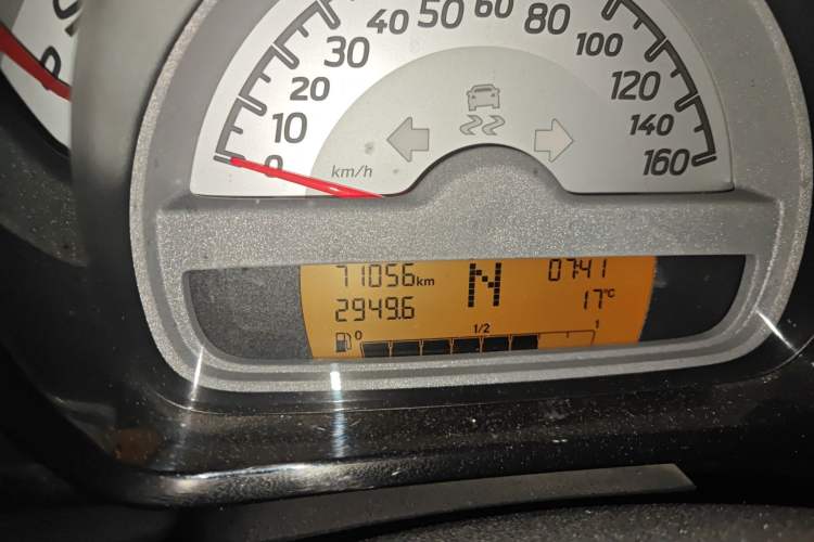 Used smart fortwo 2012 1.0 MHD Hardtop Standard Edition Odometer Close Up