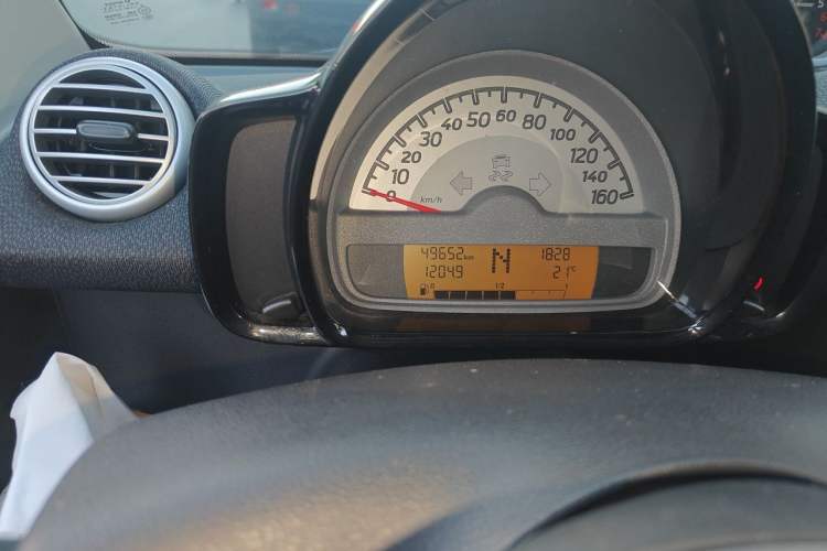 Used smart fortwo 2012 1.0 MHD Hardtop Comfort Edition Odometer Close Up