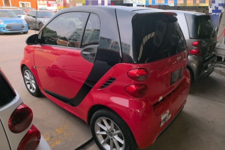 Used smart fortwo 2012 1.0 MHD Hardtop Passion Edition Rear Left 45 Deg