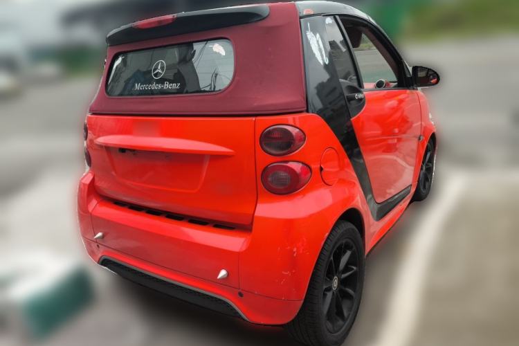 Used smart fortwo 2012 1.0 MHD Convertible Passion Edition Rear Right 45 Deg