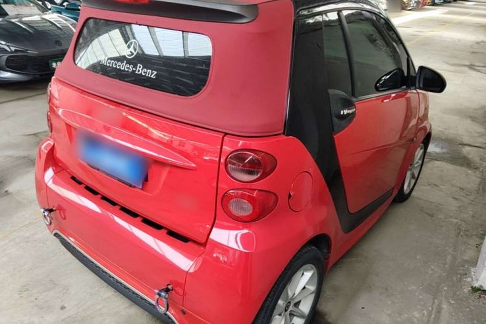 Used smart fortwo 2012 1.0 MHD Convertible Passion Edition Rear Right 45 Deg