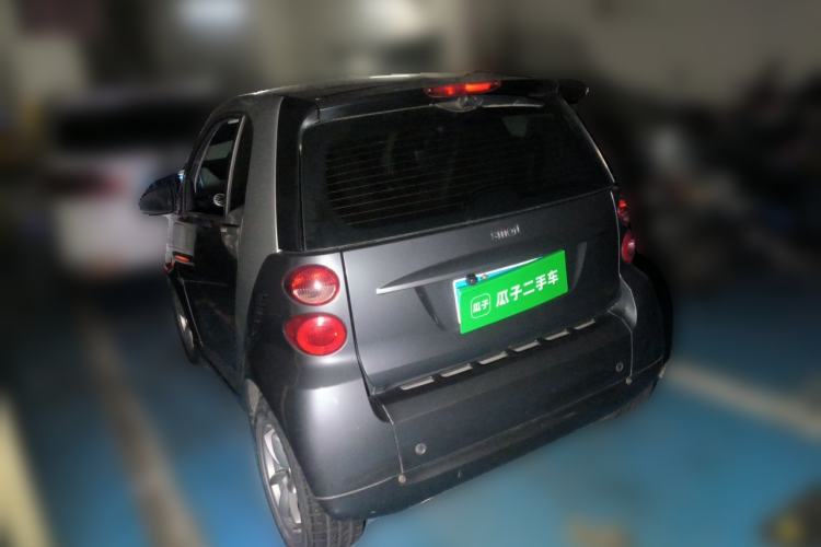 Used smart fortwo 2012 1.0T Flowing Gray Special Edition Rear Left 45 Deg