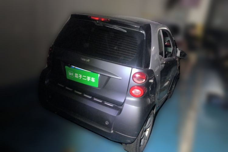 Used smart fortwo 2012 1.0T Flowing Gray Special Edition Rear Right 45 Deg