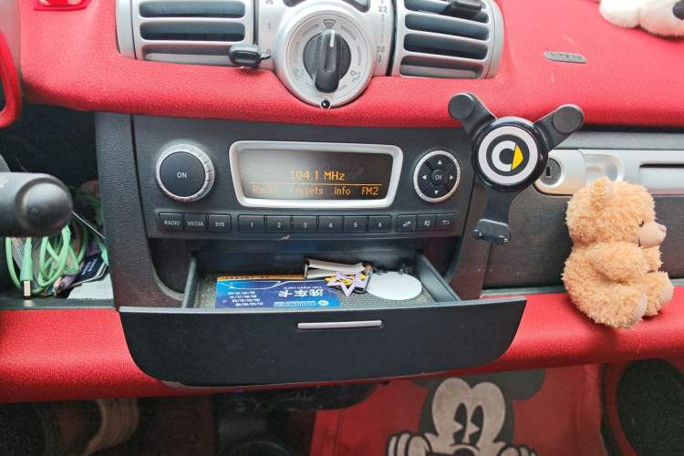 Used smart fortwo 2012 1.0 MHD Hardtop Comfort Edition Audio And AC Panel