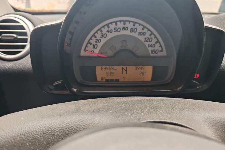 Used smart fortwo 2012 1.0 MHD Hardtop Standard Edition Odometer Close Up