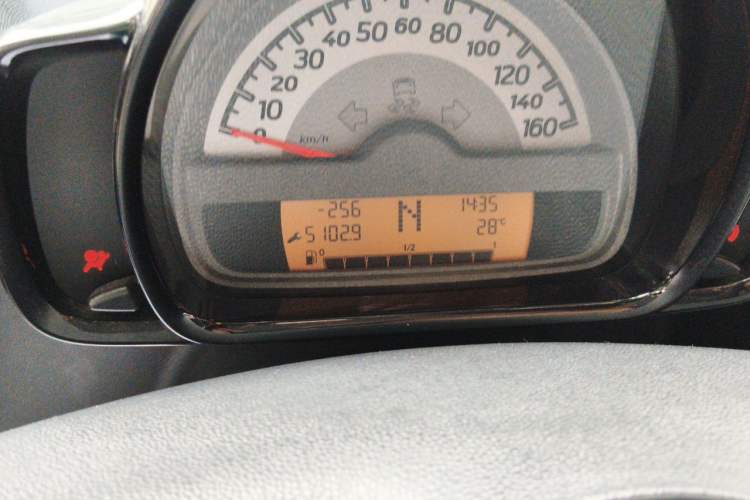 Used smart fortwo 2012 1.0 MHD Hardtop Comfort Edition Odometer Close Up