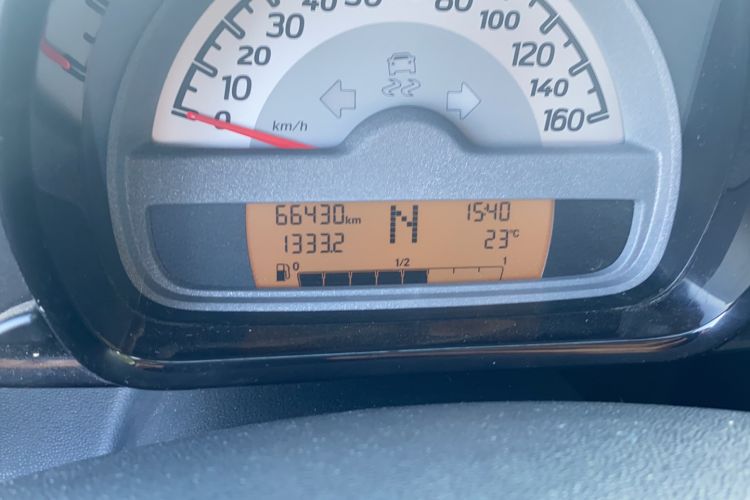 Used smart fortwo 2012 1.0 MHD Convertible Passion Edition Odometer Close Up