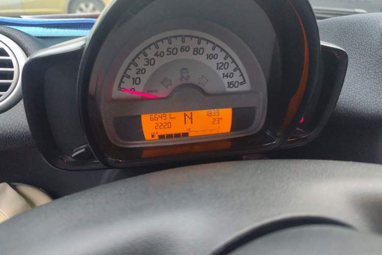 Used smart fortwo 2012 1.0 MHD Hardtop Standard Edition Odometer Close Up