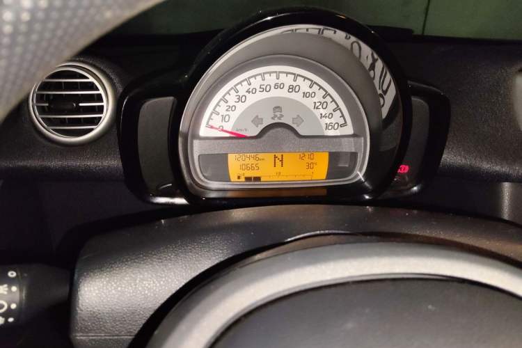 Used smart fortwo 2012 1.0 MHD Hardtop Standard Edition Odometer Close Up