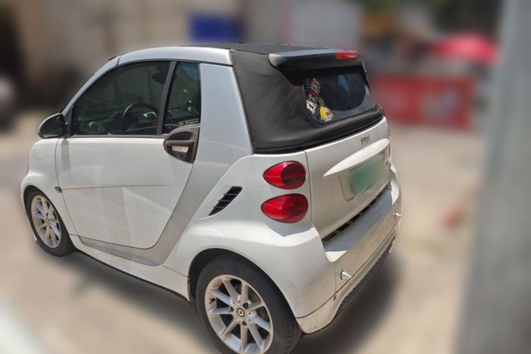 Used smart fortwo 2012 1.0 MHD Convertible Passion Edition Rear Left 45 Deg