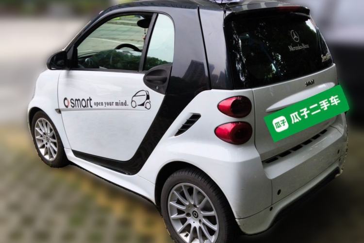 Used smart fortwo 2012 1.0 MHD Hardtop Comfort Edition Rear Left 45 Deg