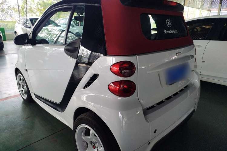 Used smart fortwo 2012 1.0 MHD Convertible Passion Edition Rear Left 45 Deg