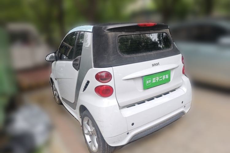 Used smart fortwo 2012 1.0T Convertible Passion Edition Rear Left 45 Deg