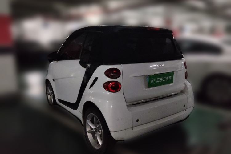 Used smart fortwo 2012 1.0T Convertible Passion Edition Rear Left 45 Deg