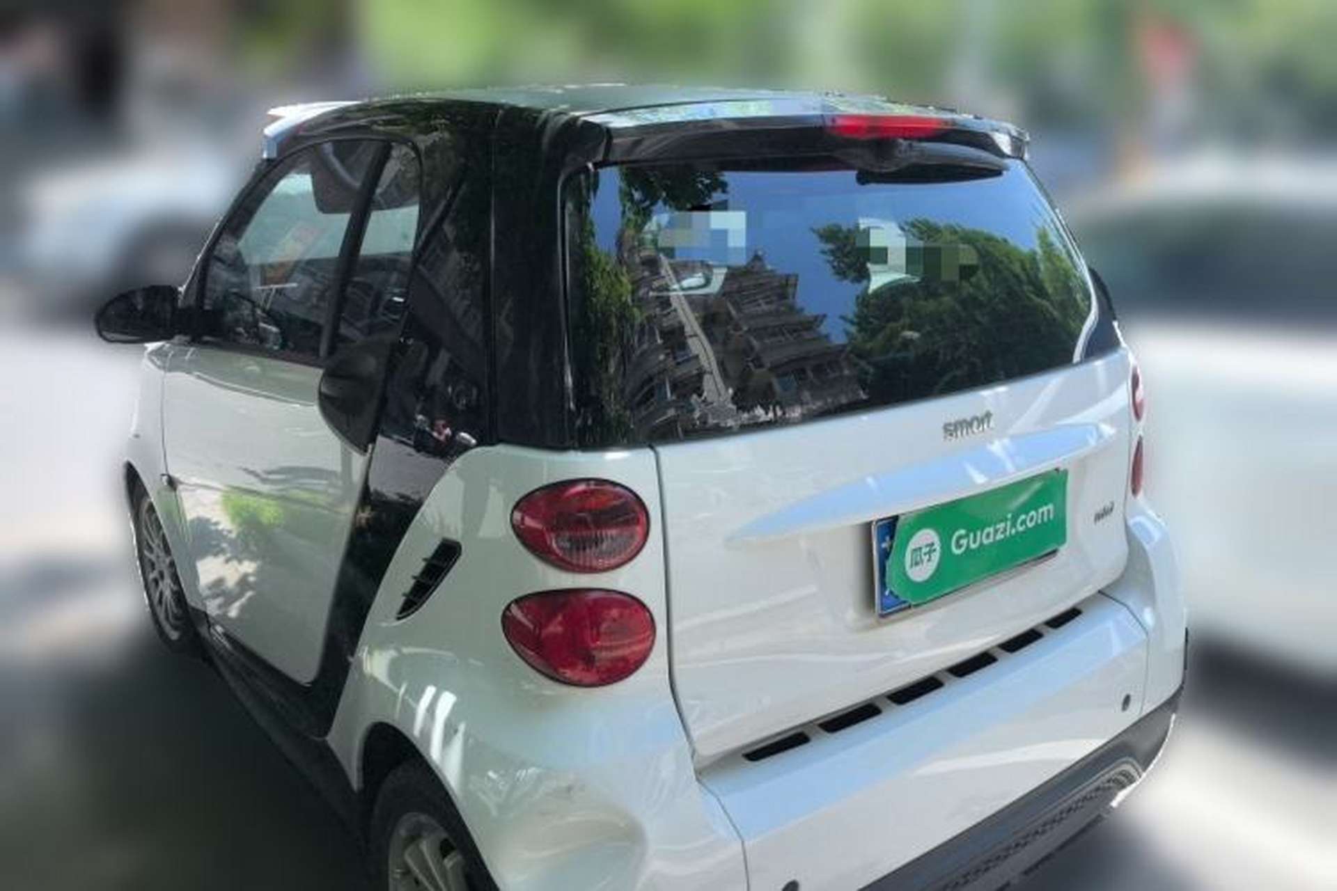 Used smart fortwo 2012 1.0 MHD Hardtop Standard Edition Rear Left 45 Deg