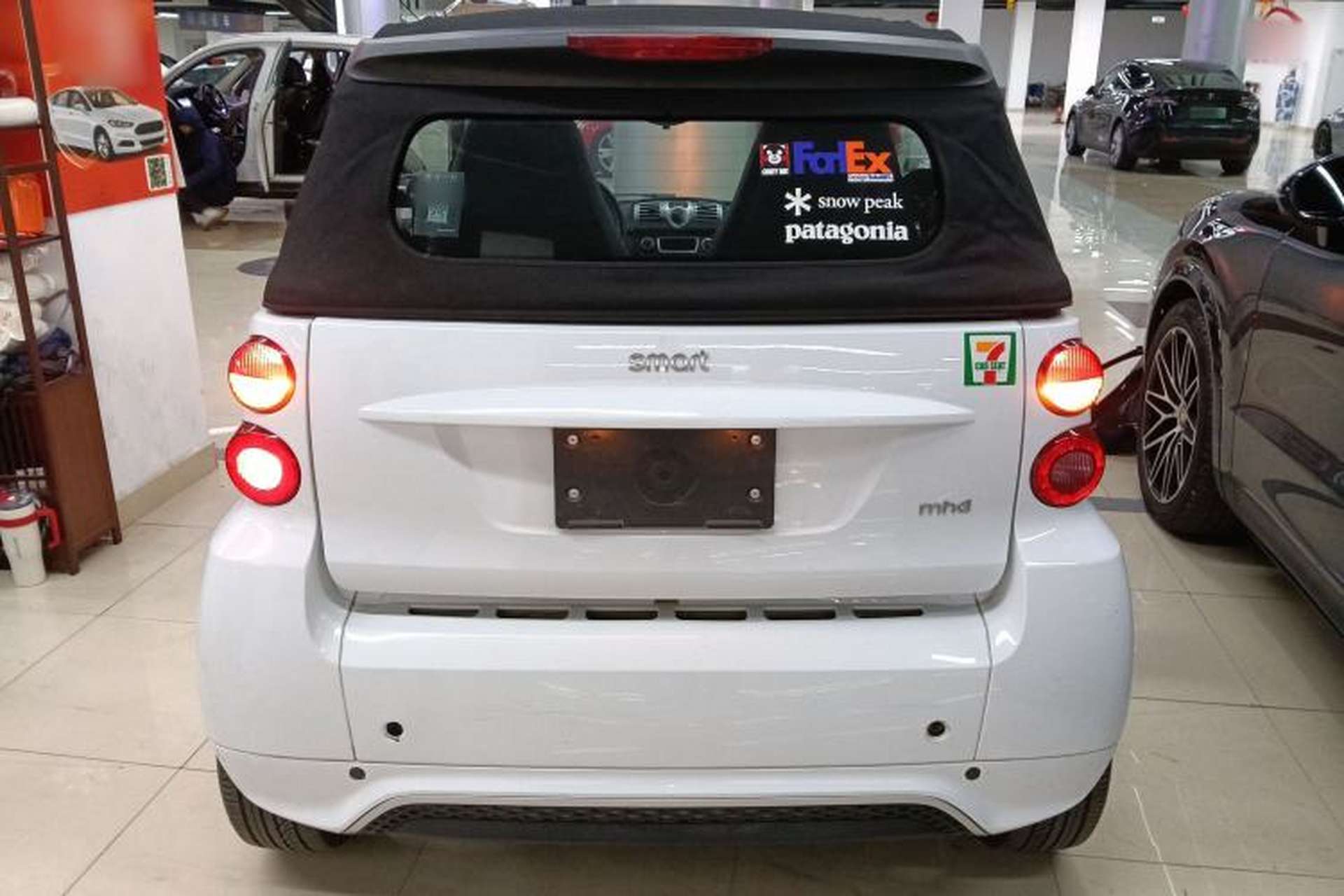 Used smart fortwo 2012 1.0 MHD Convertible Passion Edition Rear