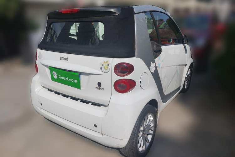 Used smart fortwo 2012 1.0 MHD Convertible Passion Edition Rear Right 45 Deg