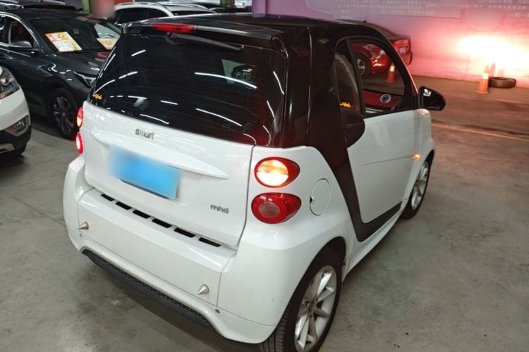 Used smart fortwo 2012 1.0 MHD Hardtop Passion Edition Rear Right 45 Deg