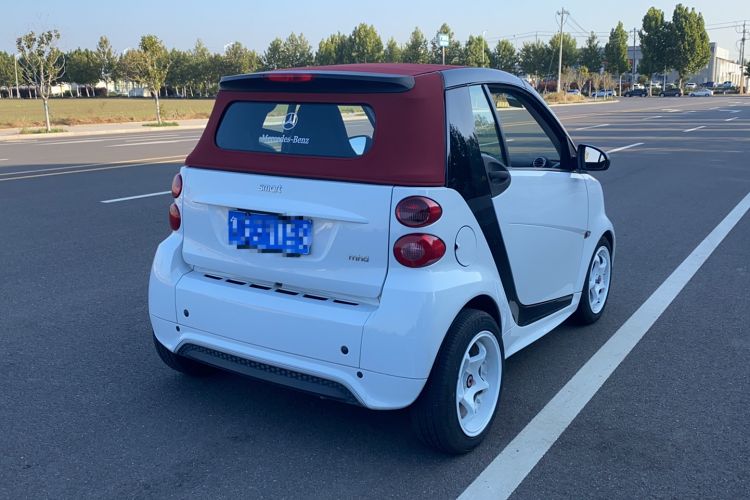 Used smart fortwo 2012 1.0 MHD Convertible Passion Edition Rear Right 45 Deg