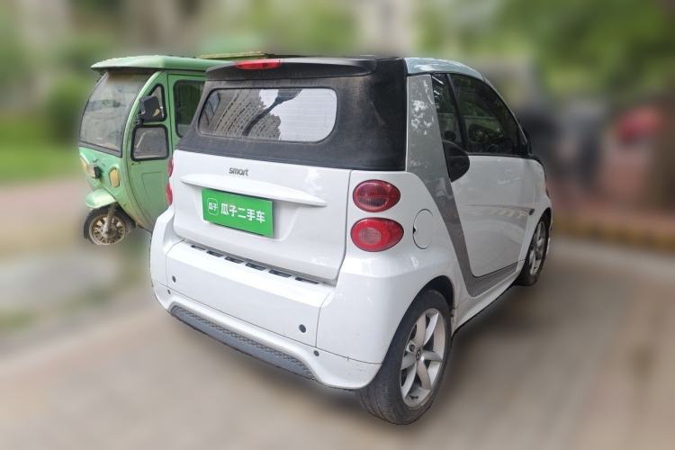 Used smart fortwo 2012 1.0T Convertible Passion Edition Rear Right 45 Deg