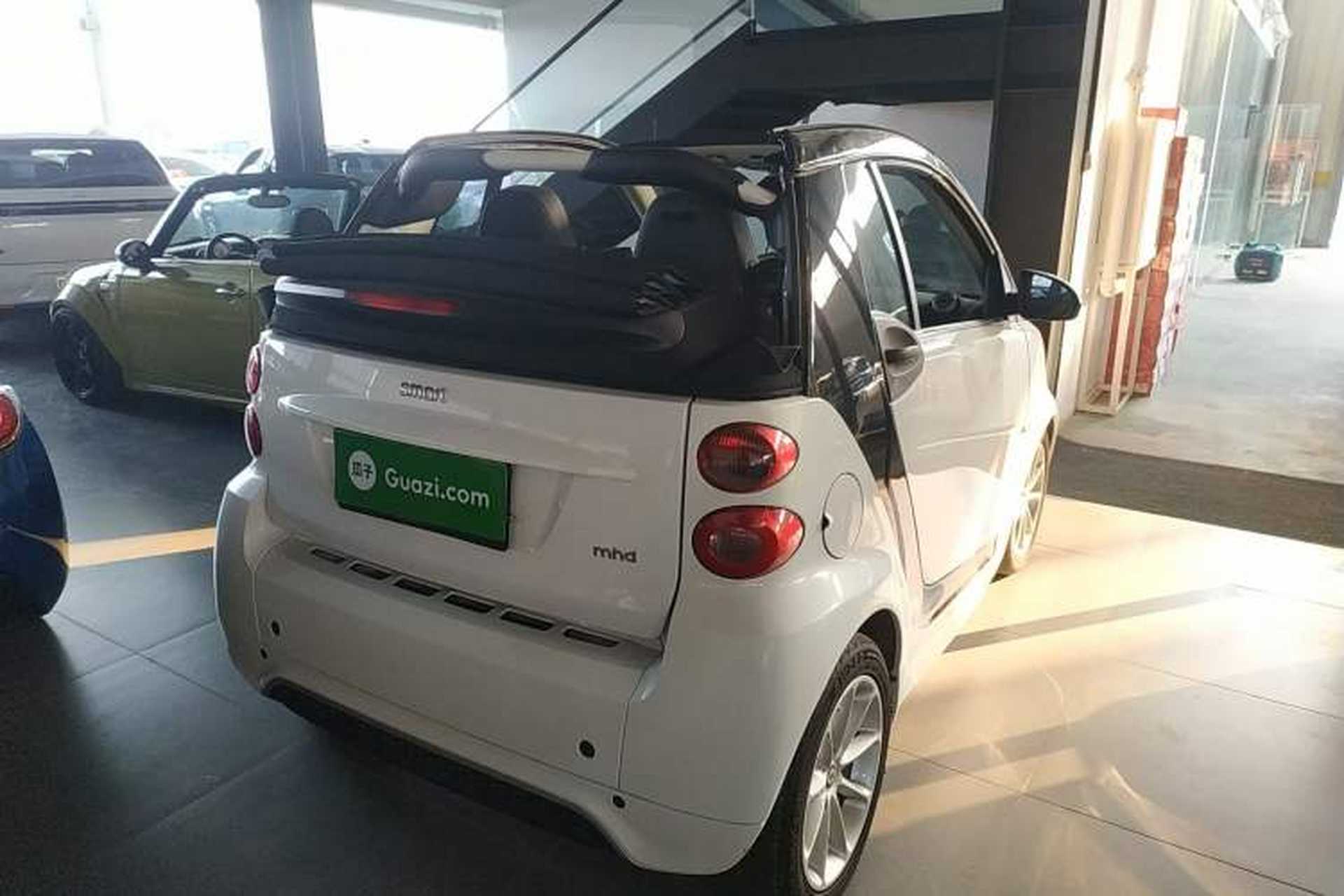 Used smart fortwo 2012 1.0 MHD Convertible Passion Edition Rear Right 45 Deg