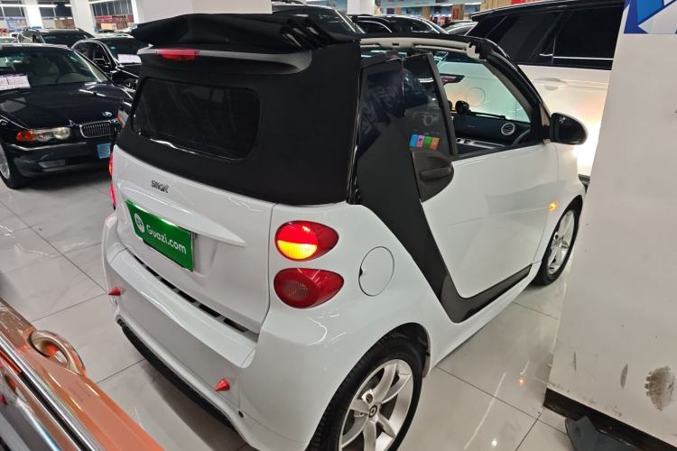 Used smart fortwo 2012 1.0T Convertible Passion Edition Rear Right 45 Deg