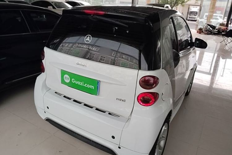 Used smart fortwo 2012 1.0 MHD Hardtop Passion Edition Rear Right 45 Deg