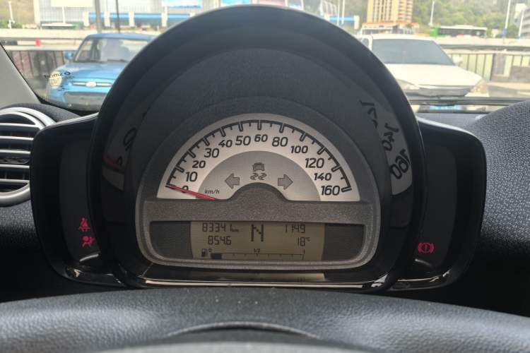 Used smart fortwo 2012 1.0 MHD Hardtop Comfort Edition Odometer Close Up