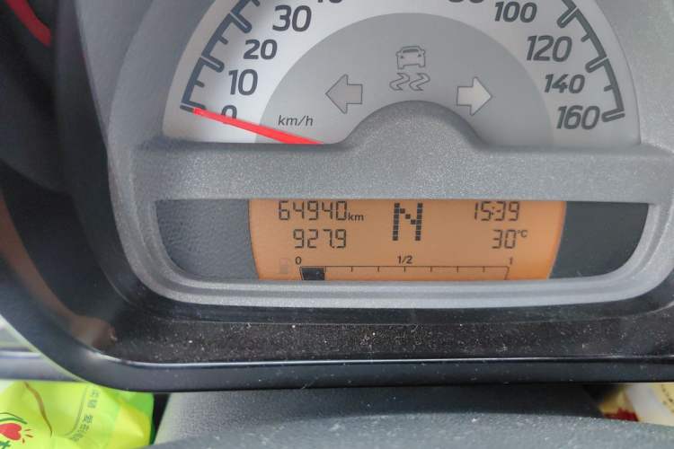 Used smart fortwo 2012 1.0 MHD Hardtop Standard Edition Odometer Close Up
