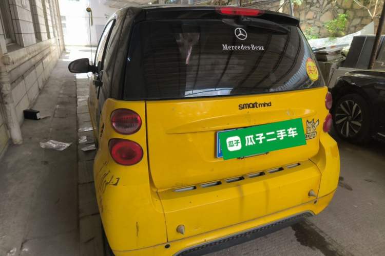 Used smart fortwo 2012 1.0 MHD Hardtop Passion Edition Rear Left 45 Deg