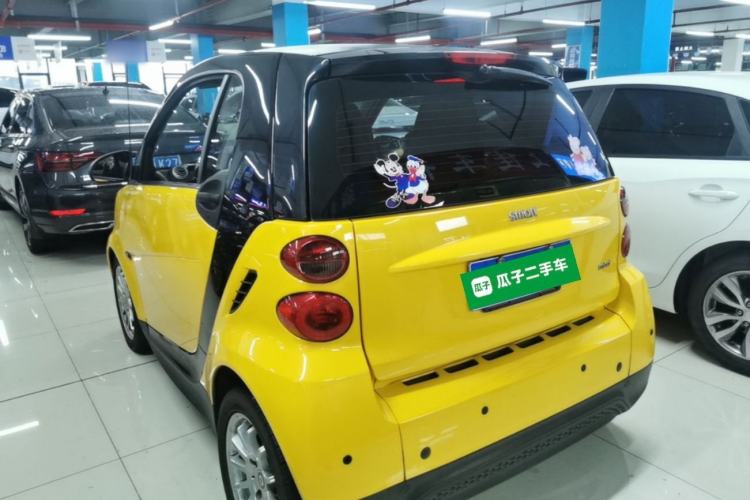 Used smart fortwo 2012 1.0 MHD Hardtop Standard Edition Rear Left 45 Deg
