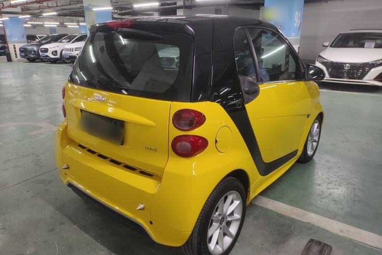 Used smart fortwo 2012 1.0 MHD Hardtop Passion Edition Rear Right 45 Deg