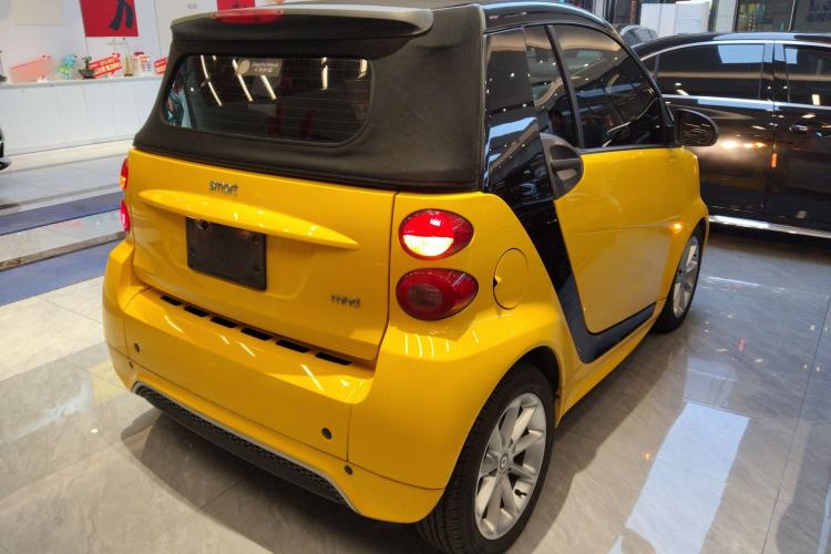 Used smart fortwo 2012 1.0 MHD Convertible Passion Edition Rear Right 45 Deg