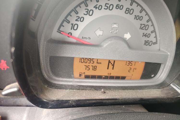 Used smart fortwo 2013 1.0T Convertible City Ranger Special Edition Odometer Close Up