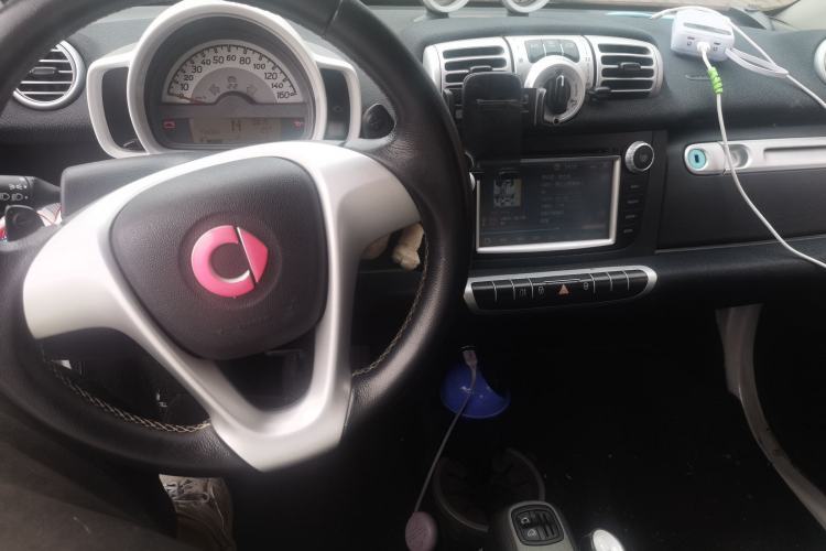 Used smart fortwo 2013 1.0T Convertible Passion Edition Center Console