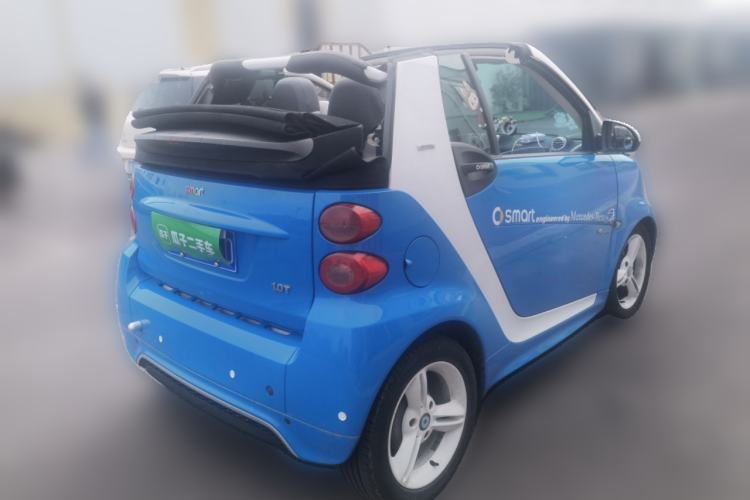 Used smart fortwo 2013 1.0T Convertible Passion Edition Rear Right 45 Deg